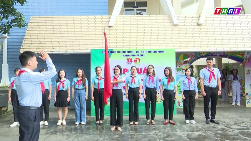 Thành đoàn Pleiku tổ chức tập huấn kỹ năng, nghiệp vụ công tác Đội năm 2023