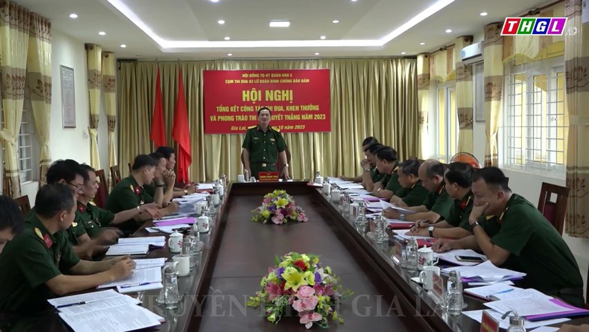 Tổng kết phong trào Thi đua quyết thắng năm 2023 Khối thi đua 03 Lữ đoàn binh chủng bảo đảm