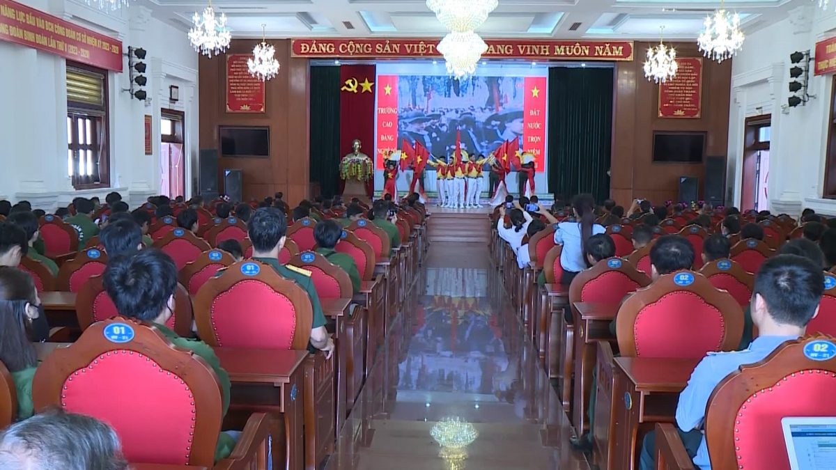 Trường Cao đẳng nghề số 21 (Binh đoàn 15) tổ chức Hội thi Tuyên truyền