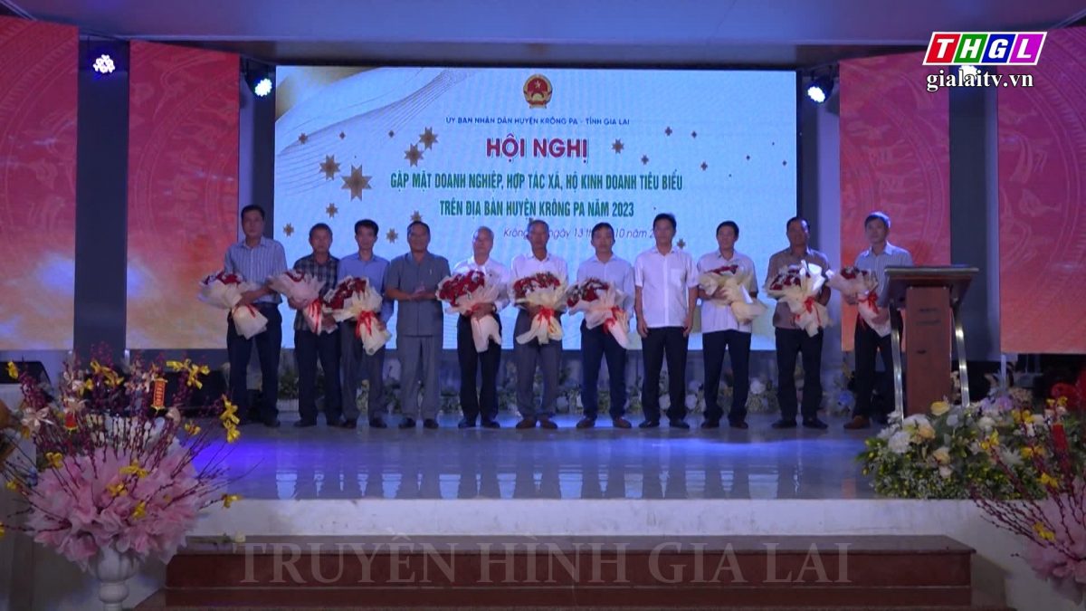 UBND huyện Krông Pa gặp mặt doanh nghiệp, hợp tác xã, hộ kinh doanh tiêu biểu