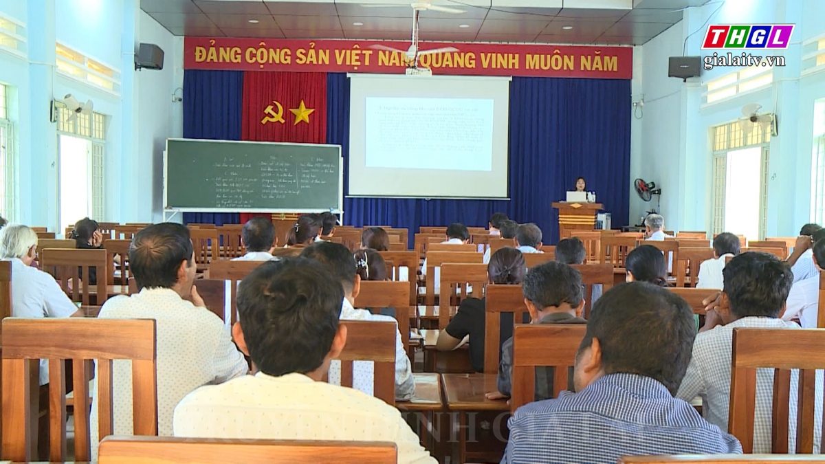 Krông Pa: Tập huấn công tác dân vận cho đội ngũ cán bộ làm công tác dân vận cơ sở