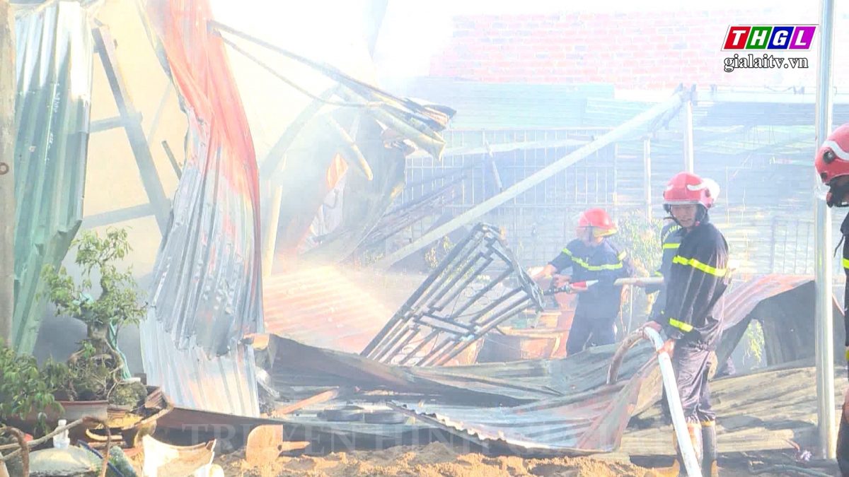 Gia Lai xảy ra 28 vụ cháy, nổ và làm chết 3 người