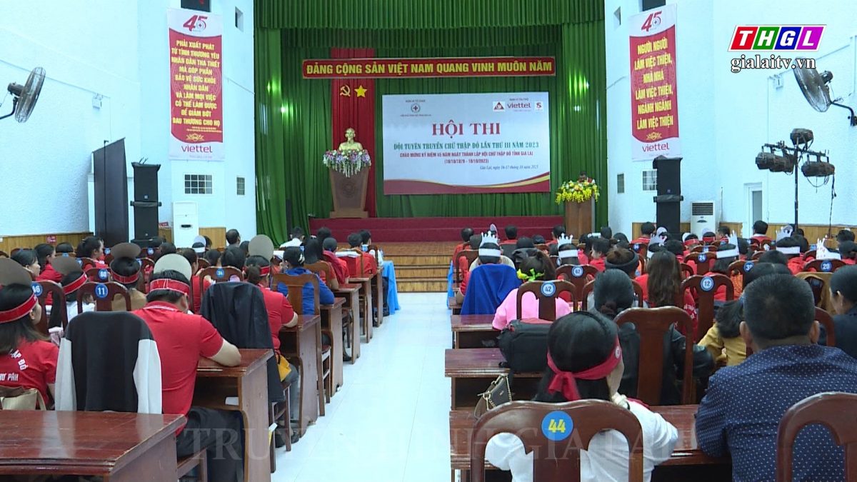 Khai mạc Hội thi “Đội tuyên truyền Chữ thập đỏ tỉnh Gia Lai năm 2023