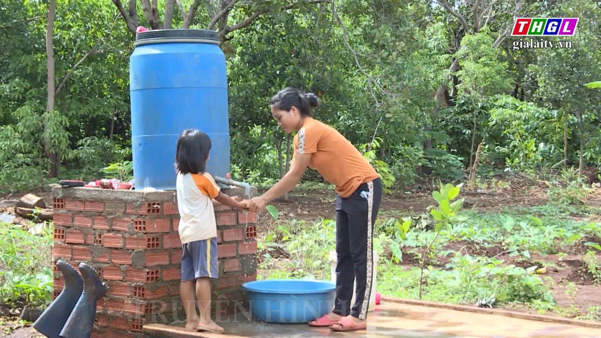 Huyện Chư Sê: Tỷ lệ dân số nông thôn được sử dụng nước hợp vệ sinh là 97,9%