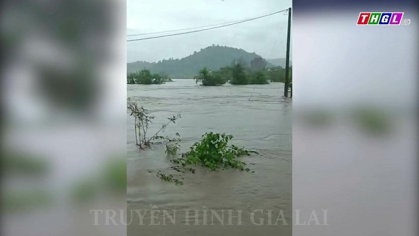 Ia Pa: Mưa lớn gây ngập cục bộ khiến hàng trăm hộ dân bị cô lập