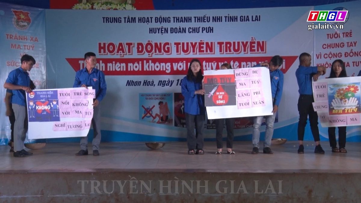 Tổ chức hoạt động tuyên truyền về phòng chống ma túy và tệ nạn xã hội tại huyện Chư Pưh