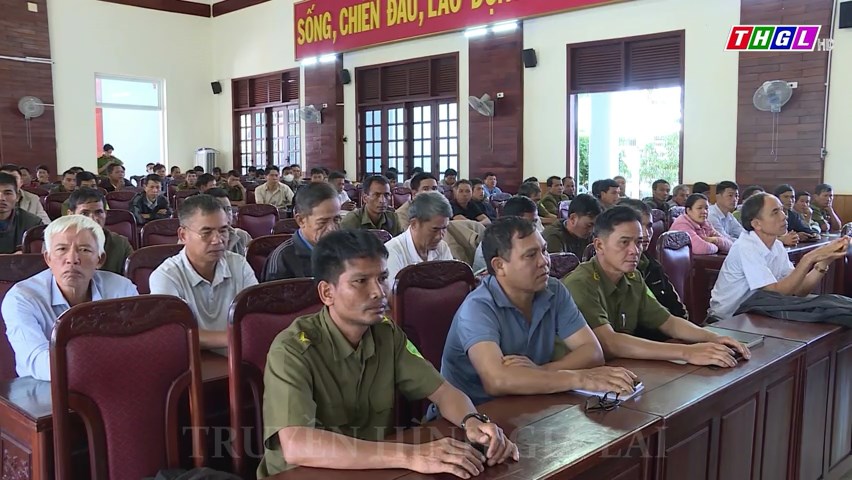 Chư Păh tổ chức tập huấn công tác PCCC-CHCN cho Đội chữa cháy dân phòng các thôn làng, tổ dân phố
