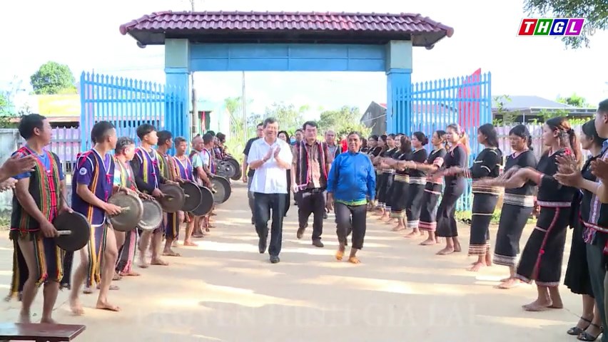 Đồng chí Thái Thanh Bình – Chủ nhiệm UBKT Tỉnh ủy Gia Lai dự Ngày hội Đại đoàn kết toàn dân tộc năm 2023 tại làng O Pếch