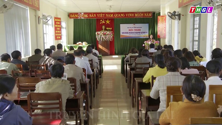 Hội Luật gia thành phố Pleiku tổ chức tuyên truyền và phổ biến pháp luật