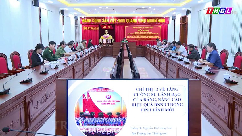 Hội nghị phổ biến, hướng dẫn thực hiện Đề án số 01 về quan hệ Đảng và Chỉ thị số 12 về đối ngoại nhân dân của Ban Bí thư Trung ương Đảng