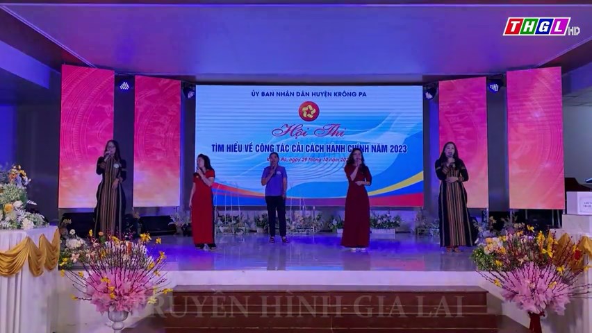 Krông Pa: Sôi nổi Hội thi tìm hiểu về Cải cách hành chính