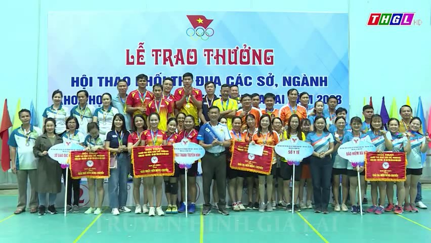 Đài PT-TH Gia Lai đạt Giải Nhất toàn đoàn tại Hội thao Khối thi đua các Sở, ngành Khoa học-Văn hóa-Xã hội năm 2023