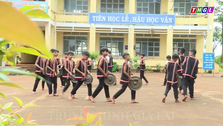 Hội đồng Đội các cấp trong tỉnh thành lập 17 đội cồng chiêng nhí