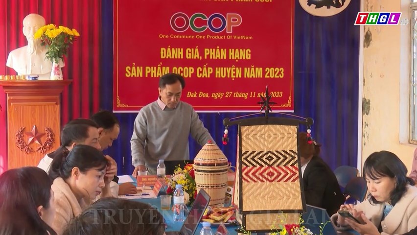 Huyện Đak Đoa tổ chức Hội nghị đánh giá, phân hạng sản phẩm OCOP cấp huyện năm 2023