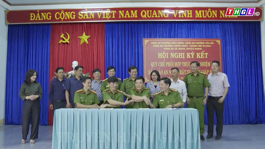 Ký kết Quy chế phối hợp thực hiện nhiệm vụ đảm bảo an ninh trật tự vùng giáp ranh