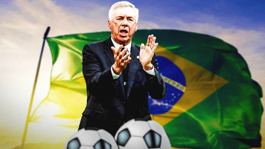 HLV Ancelotti có thể “quay xe” với ĐT Brazil vì Real Madrid?