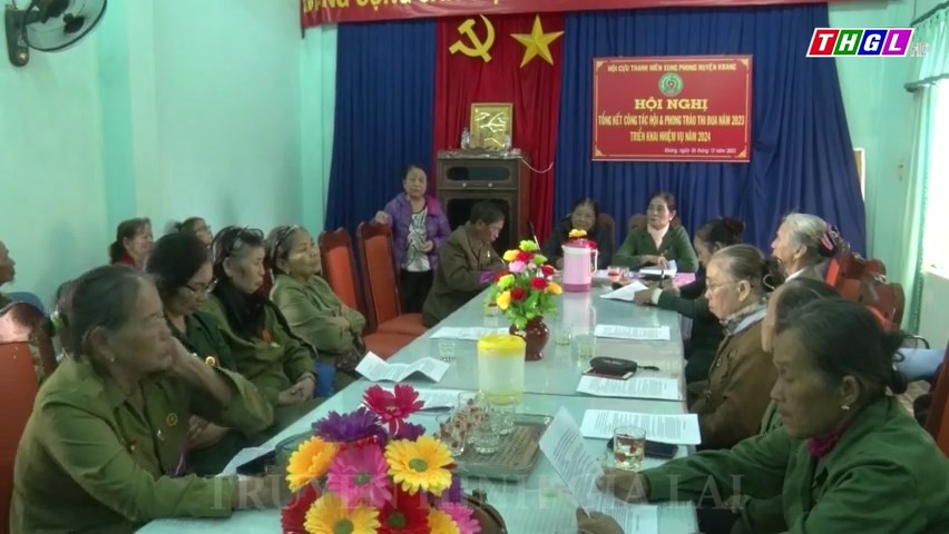 Hội Cựu Thanh niên xung phong huyện Kbang tổng kết năm 2023