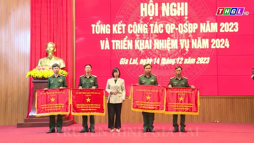 Tổng kết công tác quốc phòng – quân sự địa phương năm 2023, triển khai nhiệm vụ năm 2024
