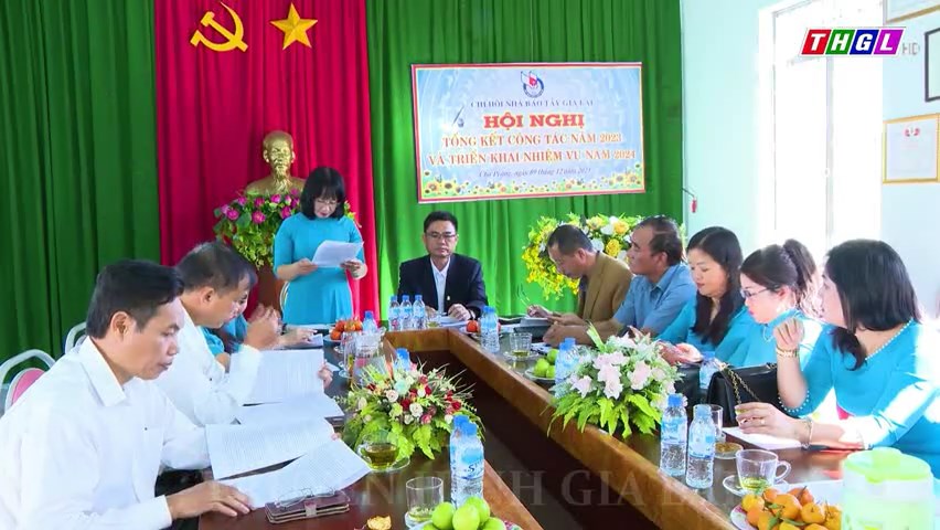 Chi hội Nhà báo Tây Gia Lai tổng kết công tác hội năm 2023, triển khai nhiệm vụ năm 2024