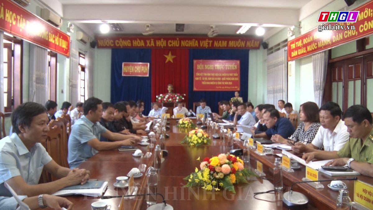 Chư Pưh: Tổng kết tình hình thực hiện công tác năm 2023, triển khai nhiệm vụ năm 2024