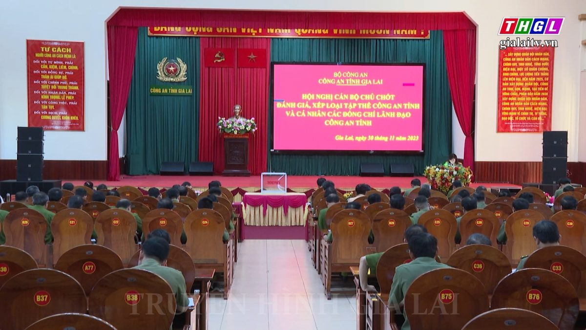 Công an tỉnh Gia Lai tổ chức hội nghị cán bộ chủ chốt