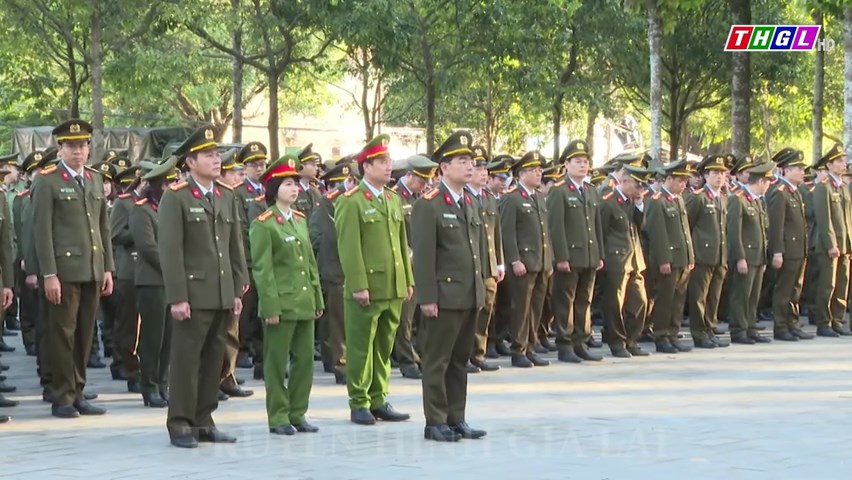 Công an tỉnh Gia Lai tổ chức Lễ Chào cờ tháng 12