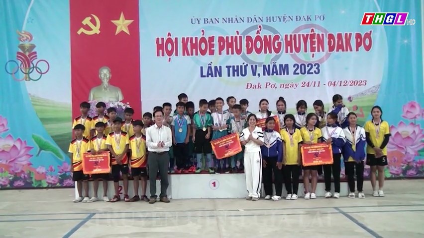 Đak Pơ tổ chức thành công Hội khỏe Phù Đổng lần thứ V, năm 2023