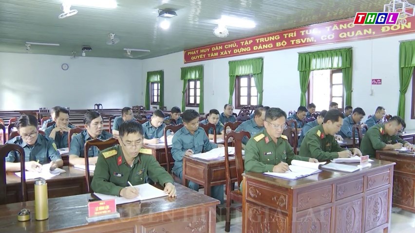 Hội đồng nghĩa vụ quân sự TP. Pleiku tổ chức hội nghị hiệp đồng giao, nhận quân 2024