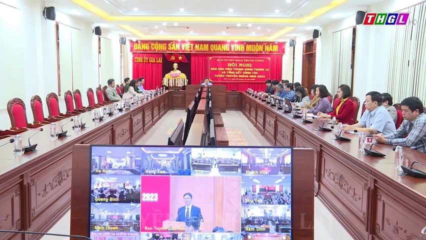 Ban Tuyên giáo Trung ương tổ chức Hội nghị Báo cáo viên Trung ương tháng 12 và tổng kết công tác tuyên truyền miệng năm 2023