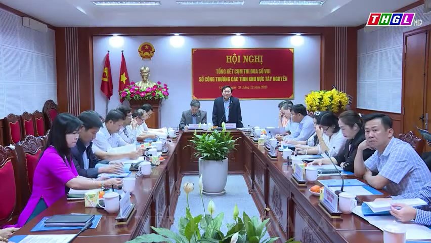 Hội nghị Tổng kết Cụm thi đua số VIII Sở Công Thương các tỉnh khu vực Tây Nguyên