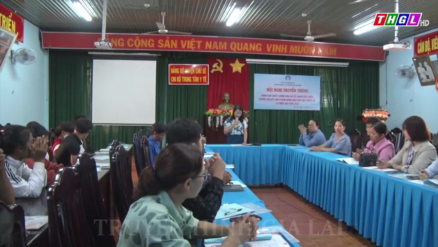 Hội nghị truyền thông nâng cao chất lượng dân số