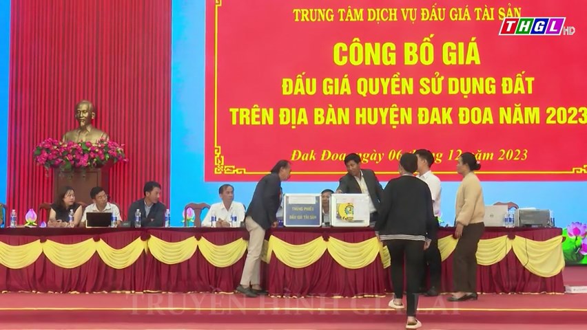 Huyện Đak Đoa tổ chức đấu giá quyền sư dụng đất năm 2023