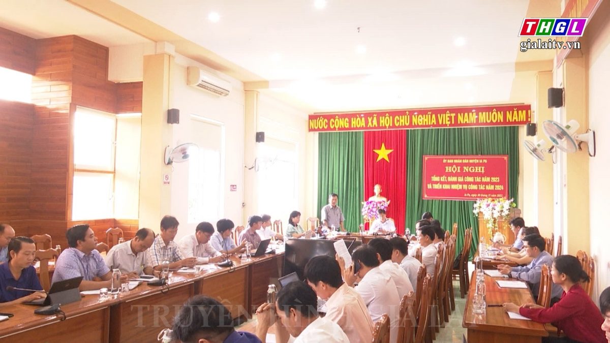 Ia Pa tổng kết công tác năm 2023 và triển khai nhiệm vụ năm 2024