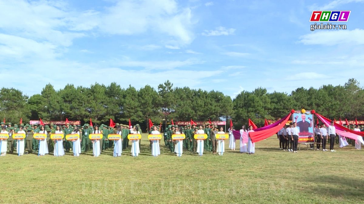 Khai mạc Hội thao Giáo dục quốc phòng và an ninh học sinh THPT tỉnh Gia Lai