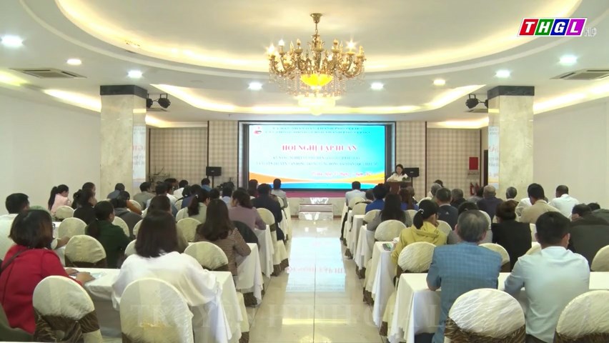 TP. Pleiku tập huấn kỹ năng, nghiệp vụ phổ biến, giáo dục pháp luật trong vùng đồng bào DTTS