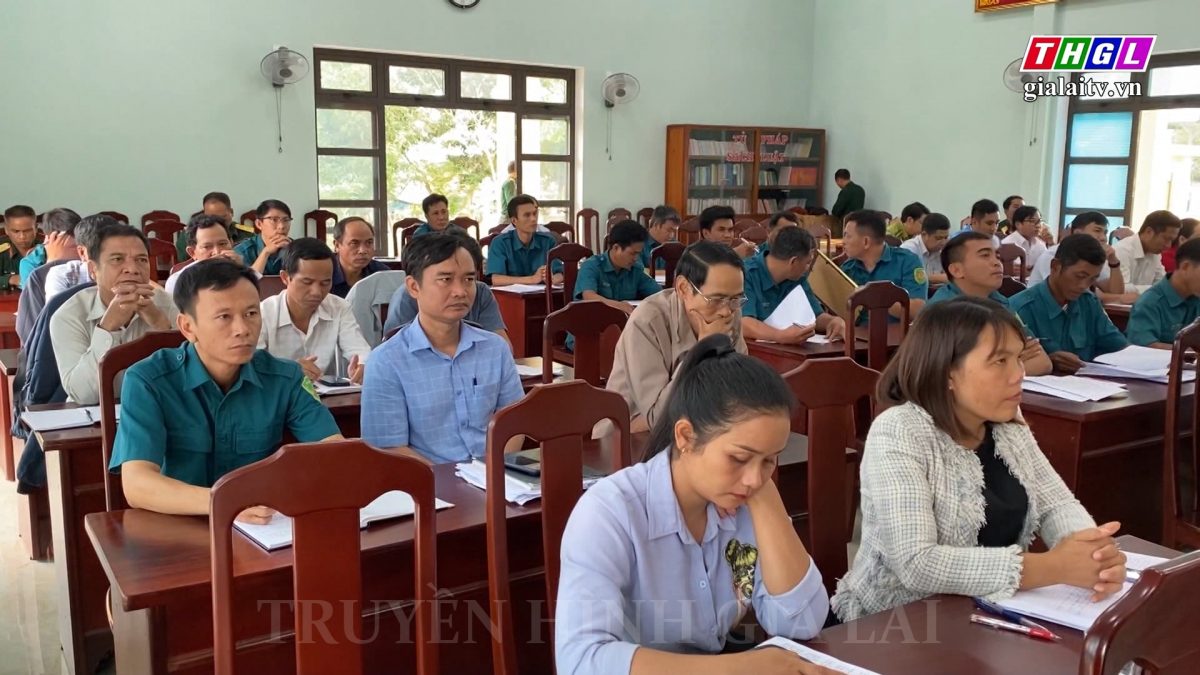 UBND huyện Krông Pa tổng kết công tác quốc phòng, quân sự địa phương năm 2023