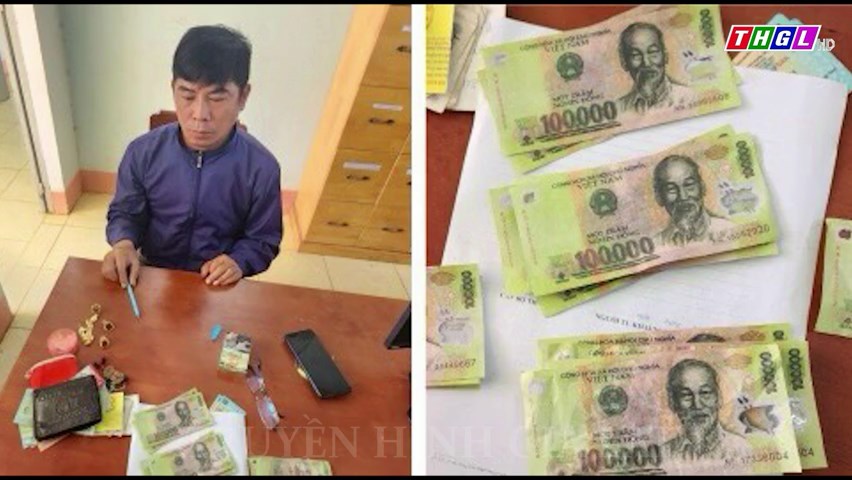 Bắt giữ 2 đối tượng tàng trữ, lưu hành tiền giả