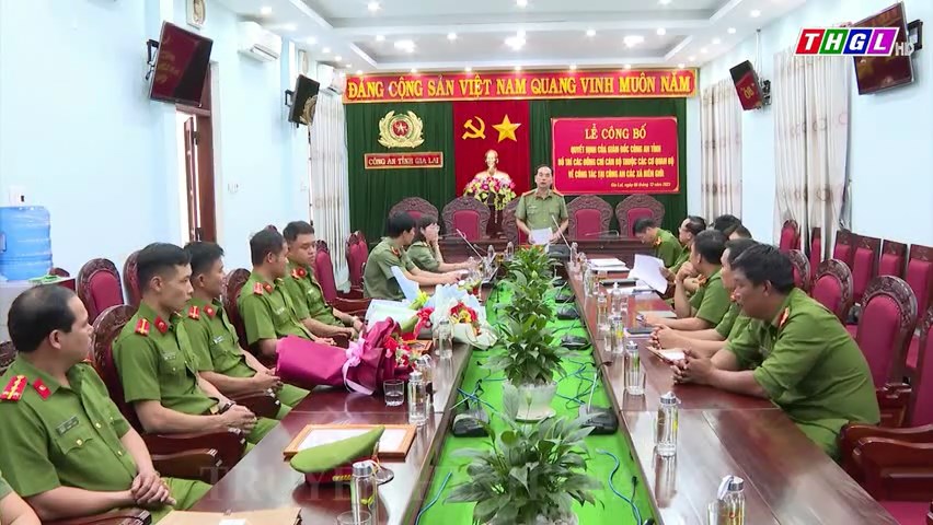 Bố trí cán bộ thuộc các cơ quan Bộ về công tác tại Công an các xã biên giới