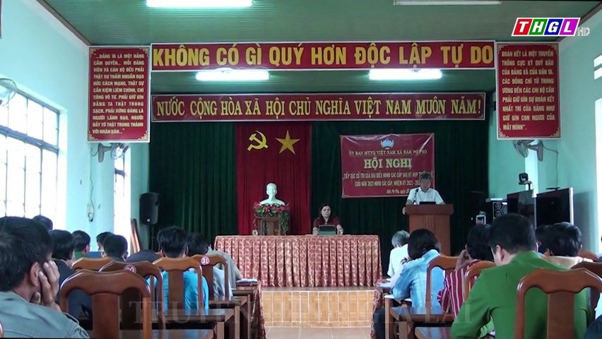 Đại biểu HĐND tỉnh Gia Lai tiếp xúc cử tri xã Đăk Pơ Pho, huyện Kông Chro