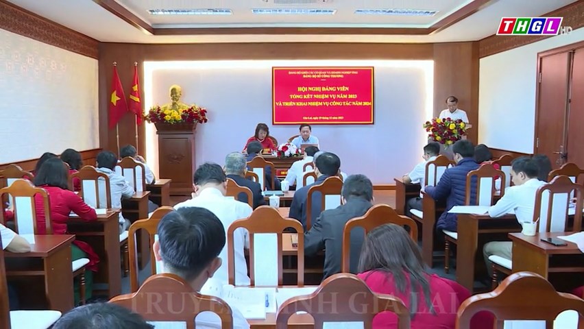 Đảng bộ Sở Công Thương Gia Lai tổng kết nhiệm vụ năm 2023, triển khai nhiệm vụ năm 2024