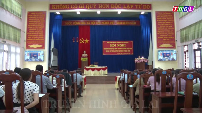 Hội nghị Giao ban Thường trực HĐND huyện Chư Pưh với Thường trực HĐND các xã, thị trấn lần thứ ba, nhiệm kỳ 2021-2026