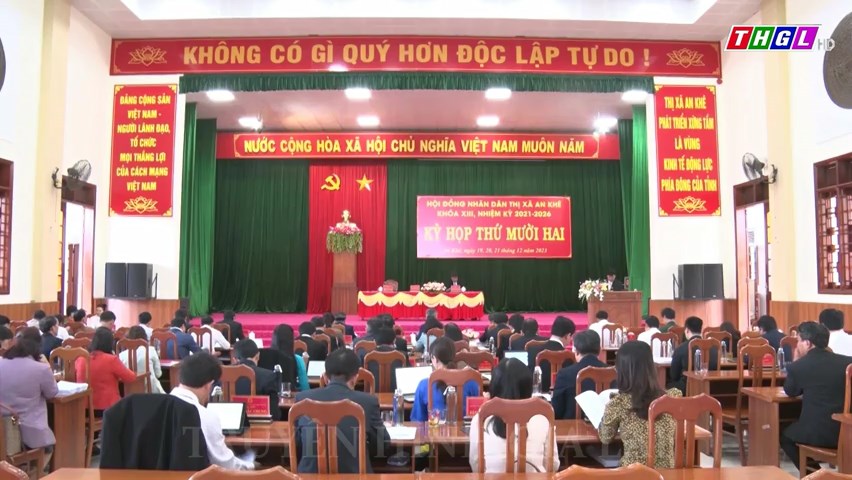Kỳ họp thứ 12, HĐND thị xã An Khê khóa XIII (nhiệm kỳ 2021-2026)