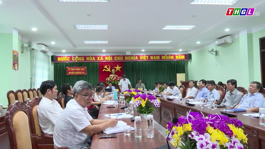Ủy ban nhân dân huyện Krông Pa tổ chức Hội nghị trực tuyến triển khai Nghị quyết HĐND của huyện