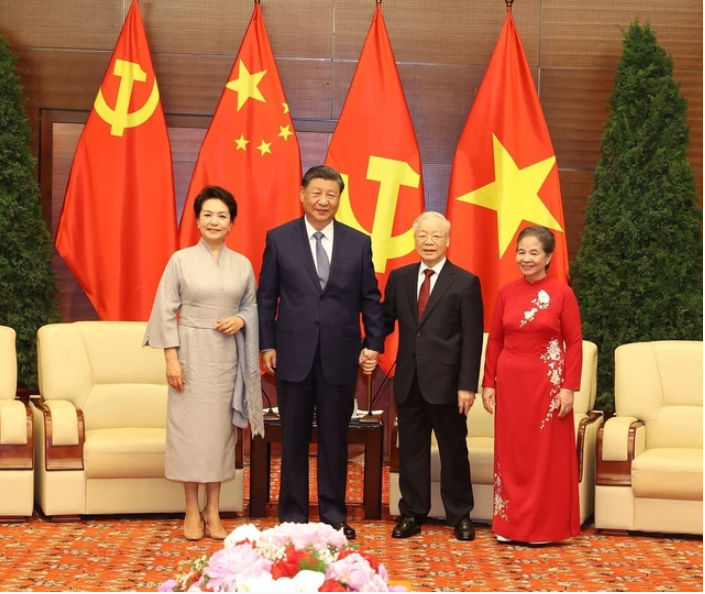 Tổng Bí thư Nguyễn Phú Trọng chia tay Tổng Bí thư, Chủ tịch nước Trung Quốc Tập Cận Bình