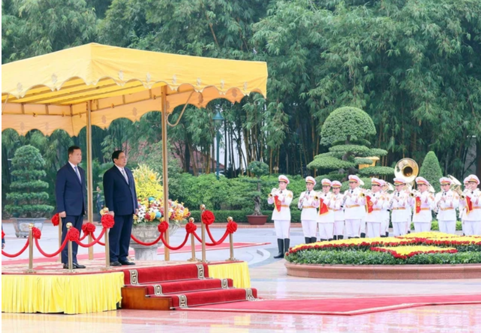 Thủ tướng Phạm Minh Chính chủ trì Lễ đón Thủ tướng Campuchia thăm chính thức Việt Nam