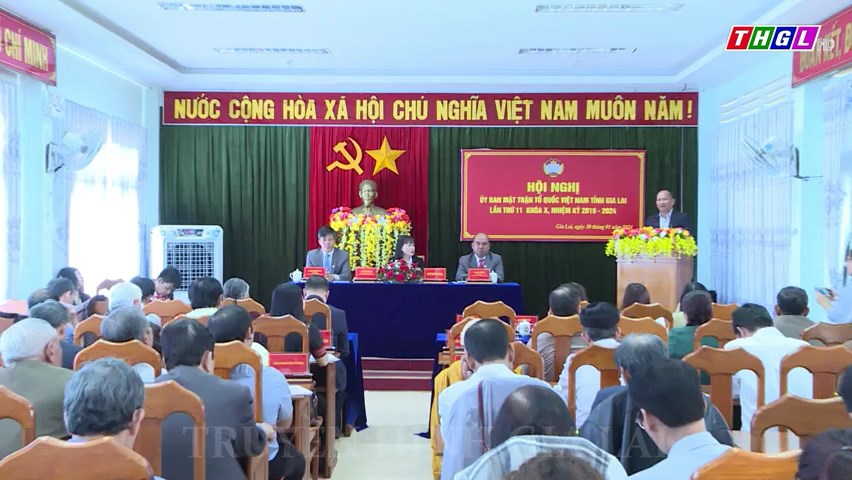 Hội nghị Ủy ban Mặt trận Tổ quốc Việt Nam tỉnh Gia Lai lần thứ 11 khóa X, nhiệm kỳ 2019-2024
