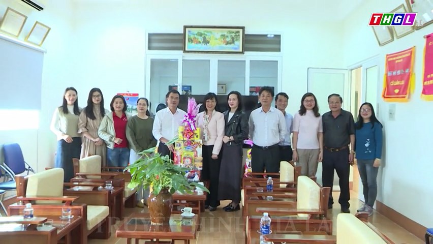 Phó Chủ tịch UBND tỉnh Nguyễn Thị Thanh Lịch thăm, chúc Tết Đài PT-TH Gia Lai