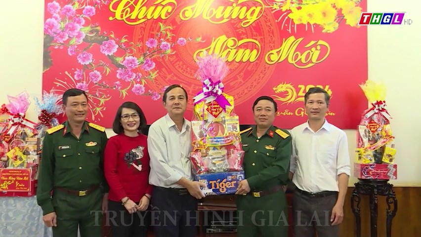 Trưởng Ban Nội chính Tỉnh ủy Võ Thanh Hùng thăm, tặng quà, chúc Tết các đơn vị quân đội đóng quân tại Gia Lai