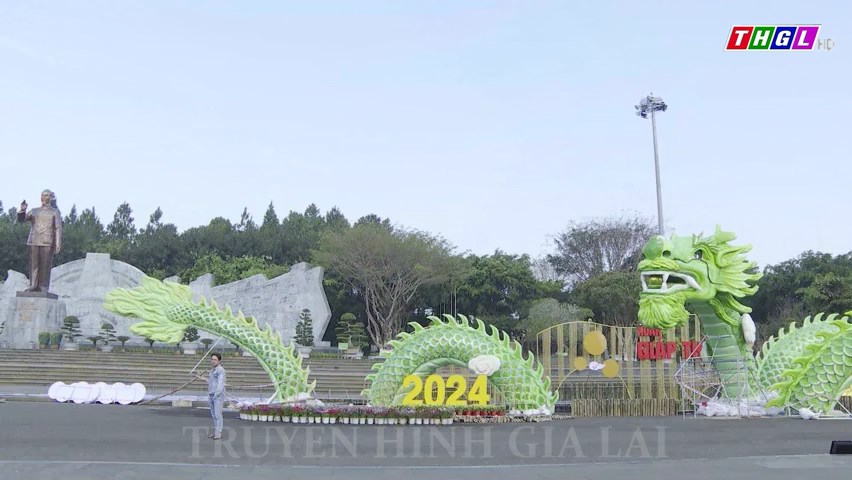 Độc đáo linh vật Tết Giáp Thìn năm 2024 tại Gia Lai