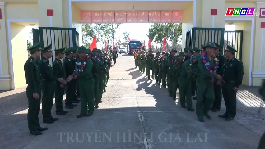 Bộ đội Biên phòng tỉnh Gia Lai tiếp nhận chiến sỹ mới
